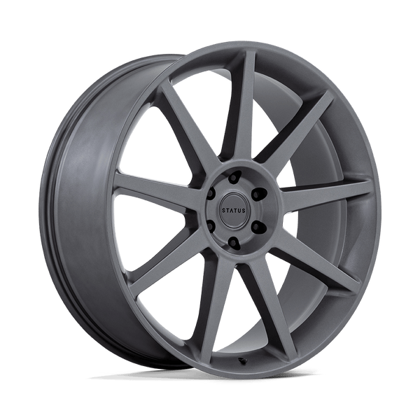 Status MAMMOTH MATTE ANTHRACITE Wheels for 2007-2020 CHEVROLET SUBURBAN [] - 24X10 30 MM - 24"  - (2020 2019 2018 2017 2016 2015 2014 2013 2012 2011 2010 2009 2008 2007)