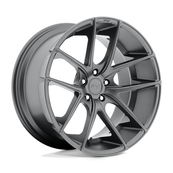 Niche 1PC M129 TARGA MATTE GUN METAL Wheels for 2023-2024 ACURA INTEGRA [] - 19X8.5 35 MM - 19"  - (2024 2023)