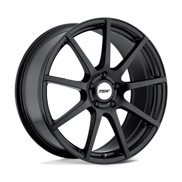 TSW INTERLAGOS MATTE BLACK Wheels for 2012-2016 AUDI A5 | A5 QUATTRO [] - 17X8 45 MM - 17"  - (2016 2015 2014 2013 2012)