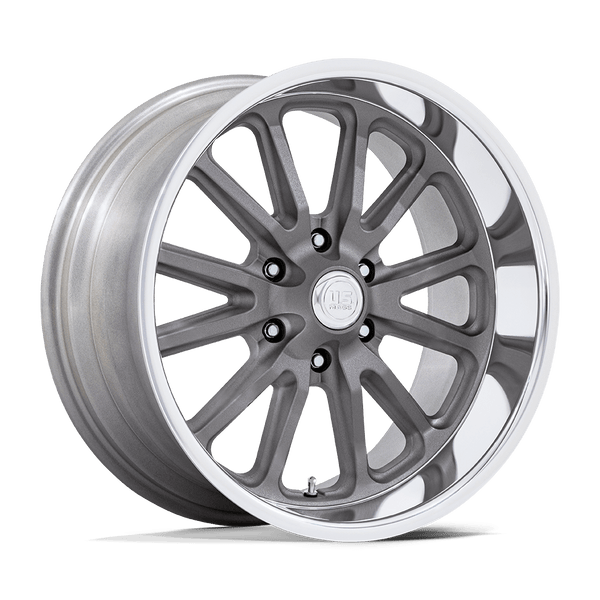 US Mag 1PC UC145 RAMBLER 6 MATTE GUNMETAL W/ DIAMOND CUT LIP Wheels for 2007-2020 CHEVROLET SUBURBAN [] - 20X9.5 1 MM - 20"  - (2020 2019 2018 2017 2016 2015 2014 2013 2012 2011 2010 2009 2008 2007)