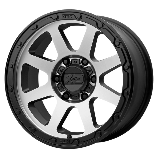 XD XD134 ADDICT 2 MATTE BLACK MACHINED FACE Wheels for 2007-2013 CHEVROLET AVALANCHE [] - 18X8.5 0 MM - 18"  - (2013 2012 2011 2010 2009 2008 2007)