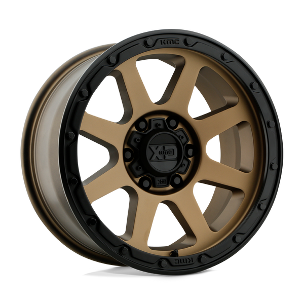 XD XD134 ADDICT 2 MATTE BRONZE MATTE BLACK LIP Wheels for 2007-2013 CHEVROLET AVALANCHE [] - 18X8.5 0 MM - 18"  - (2013 2012 2011 2010 2009 2008 2007)