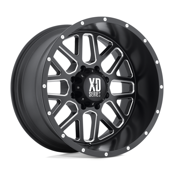 XD XD820 GRENADE SATIN BLACK MILLED Wheels for 2023-2024 ACURA INTEGRA [] - 18X8 38 MM - 18"  - (2024 2023)