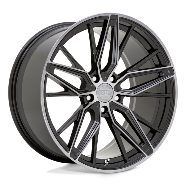 XO ZURICH GLOSS BLACK W/ MACHINED GLOSS DARK TINT Wheels for 2006-2008 INFINITI G35 [] - 20X9 20 MM - 20"  - (2008 2007 2006)