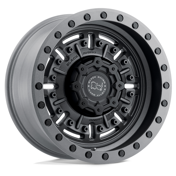 Black Rhino ABRAMS TEXTURED MATTE GUNMETAL Wheels for 2007-2020 CHEVROLET SUBURBAN [] - 20X9.5 12 MM - 20"  - (2020 2019 2018 2017 2016 2015 2014 2013 2012 2011 2010 2009 2008 2007)