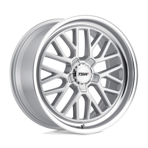 TSW HOCKENHEIM S SILVER W/ MIRROR CUT LIP Wheels for 1993-2005 LEXUS GS300 [] - 20X8.5 30 MM - 20"  - (2005 2004 2003 2002 2001 2000 1999 1998 1997 1996 1995 1994 1993)
