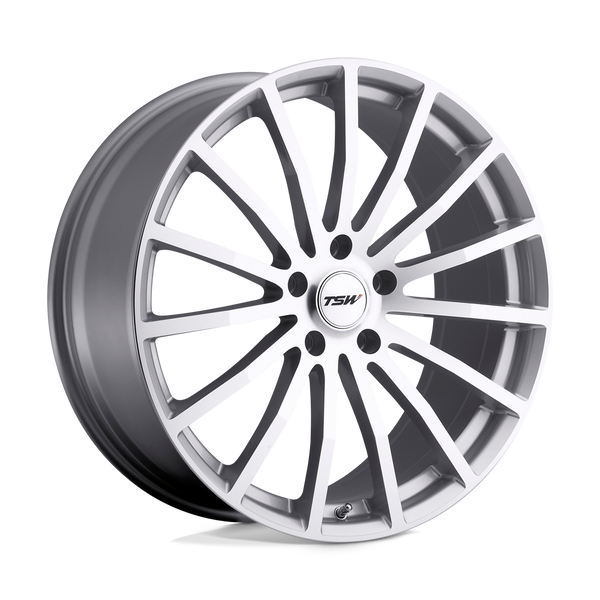 TSW MALLORY SILVER W/ MIRROR CUT FACE Wheels for 1993-2005 LEXUS GS300 [] - 18X9.5 40 MM - 18"  - (2005 2004 2003 2002 2001 2000 1999 1998 1997 1996 1995 1994 1993)