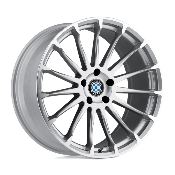 Beyern AVIATIC SILVER W/ MIRROR CUT FACE Wheels for 2008-2009 PONTIAC G8 [] - 19X8.5 40 MM - 19"  - (2009 2008)