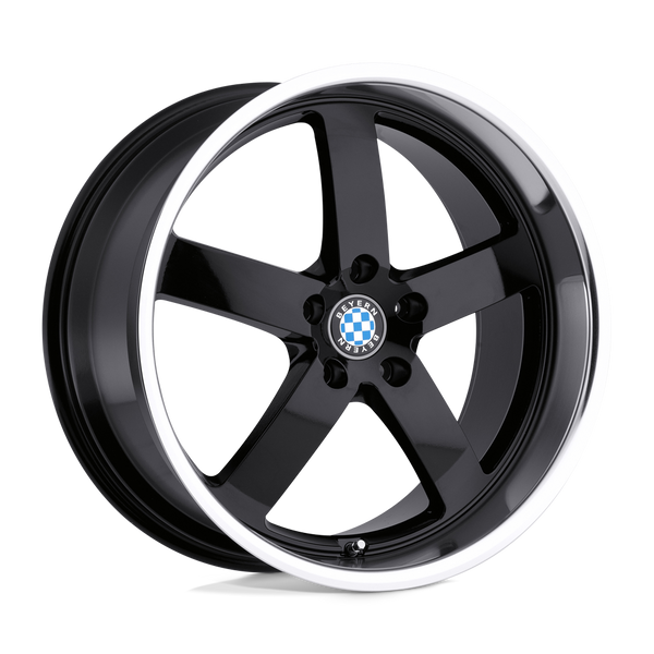 Beyern RAPP GLOSS BLACK W/ MIRROR CUT LIP Wheels for 2008-2009 PONTIAC G8 [] - 19X8.5 40 MM - 19"  - (2009 2008)