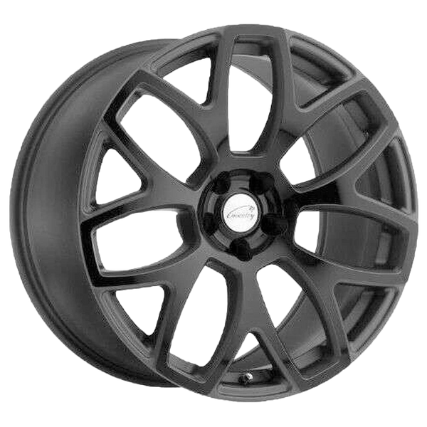 Coventry HOLBROOK GLOSS BLACK Wheels for 2013-2018 FORD FOCUS ST [] - 19X8.5 35 MM - 19"  - (2018 2017 2016 2015 2014 2013)