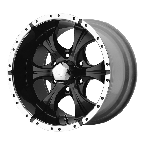 Helo HE791 MAXX GLOSS BLACK MACHINED Wheels for 2007-2020 CHEVROLET SUBURBAN [] - 17X9 18 MM - 17"  - (2020 2019 2018 2017 2016 2015 2014 2013 2012 2011 2010 2009 2008 2007)