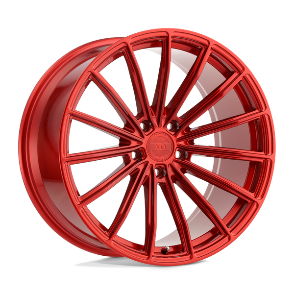 XO LONDON CANDY RED Wheels for 2010-2021 VOLKSWAGEN GOLF [] - 19X8.5 42 MM - 19"  - (2021 2020 2019 2018 2017 2016 2015 2014 2013 2012 2011 2010)