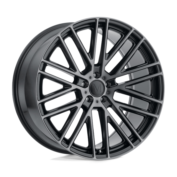 Mandrus MASCHE SEMI GLOSS BLACK W/ MIRROR CUT FACE Wheels for 2012-2016 AUDI A5 | A5 QUATTRO [] - 20X9 45 MM - 20"  - (2016 2015 2014 2013 2012)