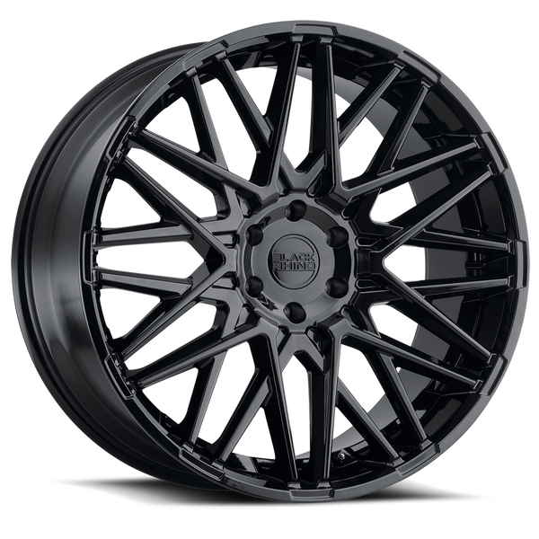 Black Rhino MOROCCO GLOSS BLACK Wheels for 2023-2024 ACURA INTEGRA [] - 18X8.5 35 MM - 18"  - (2024 2023)