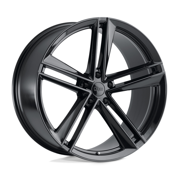 OHM LIGHTNING GLOSS BLACK Wheels for 2006-2008 INFINITI G35 [] - 18X8.5 30 MM - 18"  - (2008 2007 2006)