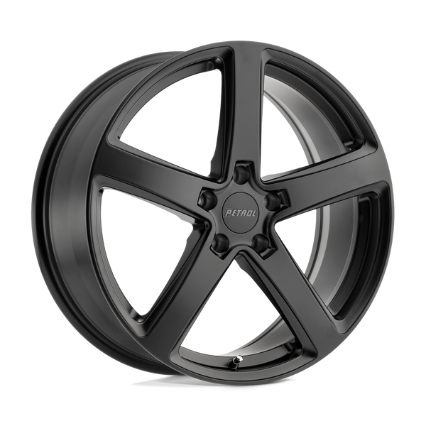 Petrol P2A MATTE BLACK Wheels for 2012-2016 AUDI A5 | A5 QUATTRO [] - 17X8 40 MM - 17"  - (2016 2015 2014 2013 2012)