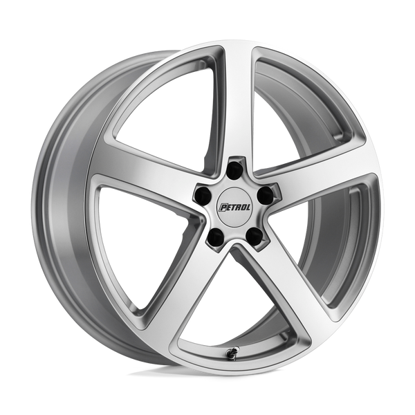 Petrol P2A SILVER W/ MACHINED CUT FACE Wheels for 2013-2018 FORD FOCUS ST [] - 19X8 40 MM - 19"  - (2018 2017 2016 2015 2014 2013)