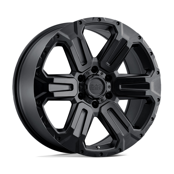 Black Rhino WANAKA MATTE BLACK Wheels for 2007-2020 CHEVROLET SUBURBAN [] - 20X9 12 MM - 20"  - (2020 2019 2018 2017 2016 2015 2014 2013 2012 2011 2010 2009 2008 2007)