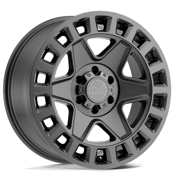 Black Rhino YORK MATTE GUNMETAL Wheels for 2007-2013 CHEVROLET AVALANCHE [] - 20X9 12 MM - 20"  - (2013 2012 2011 2010 2009 2008 2007)