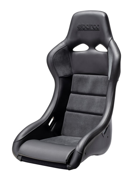 Sparco Black Leather QRT PERFORMANCE 2019 FIA Approved Race Competition Seat - 008006RNR