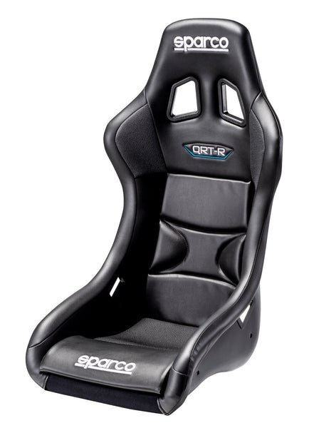 Sparco Black with Vinyl QRT-R 2019 FIA Approved Race Competition Seat - 008012RNRSKY