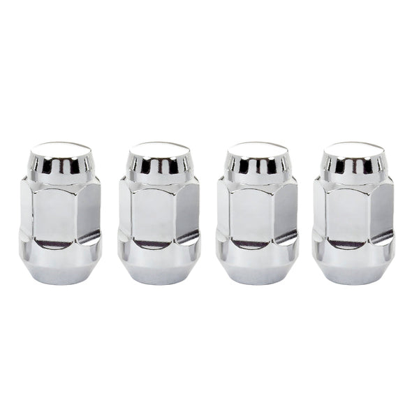 McGard M12 x 1.5 Chrome Bulge Cone Seat Style Lug Nuts- 3/4 Hex 1983-1985 Ford EXP  - [1985 1984 1983] - 64012