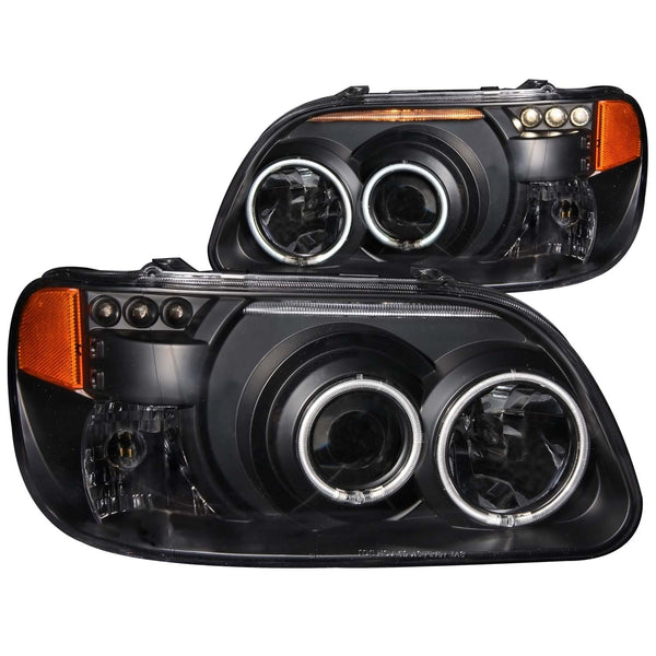 ANZO USA Projector Headlight Set w/Halo for 2001-2001 Ford Explorer XLT - 111132 - (2001)