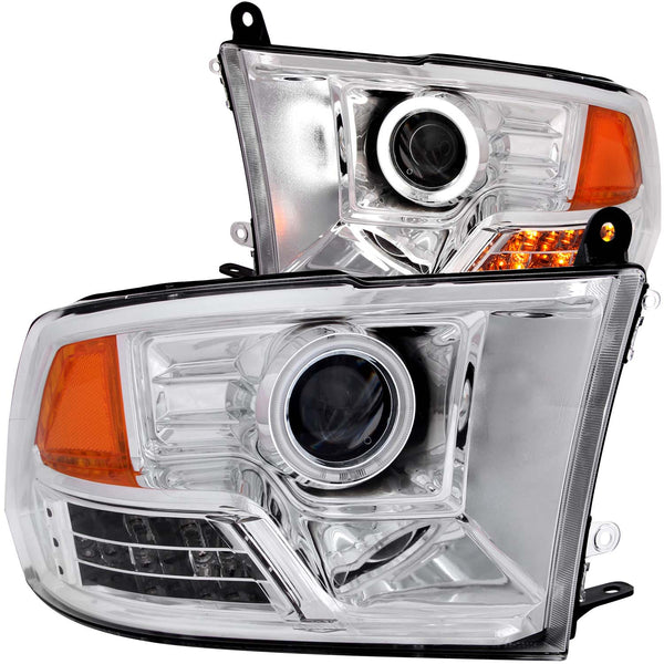 ANZO USA Projector Headlight Set w/Halo for 2011-2016 Ram 2500 - 111160 - (2016 2015 2014 2013 2012 2011)