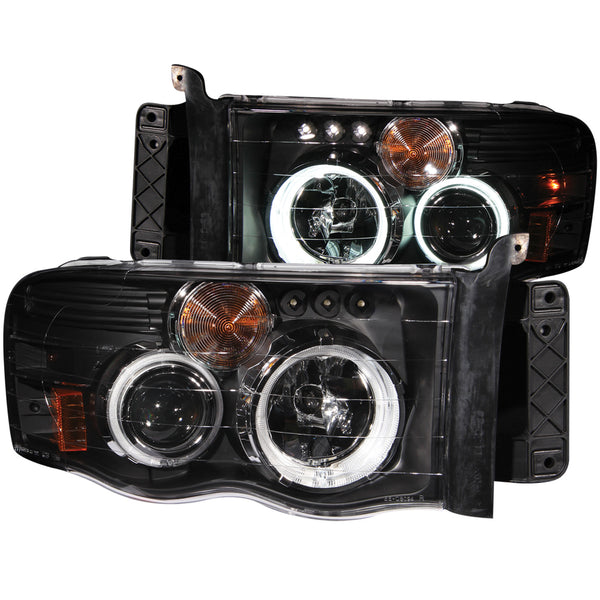 ANZO USA Projector Headlight Set w/Halo for 2004-2004 Dodge Ram 1500 SLT - 111198 - (2004)