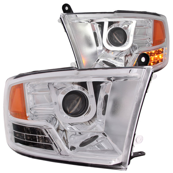 ANZO USA Projector Headlight Set for 2011-2016 Ram 1500 - 111269 - (2016 2015 2014 2013 2012 2011)