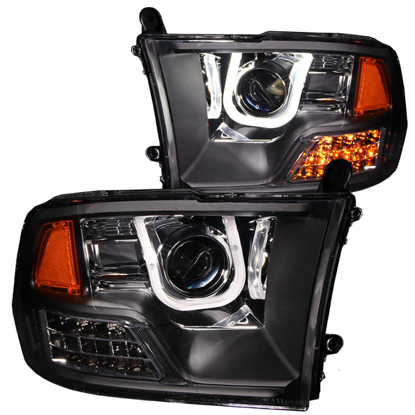 ANZO USA Projector Headlight Set for 2011-2016 Ram 3500 - 111270 - (2016 2015 2014 2013 2012 2011)