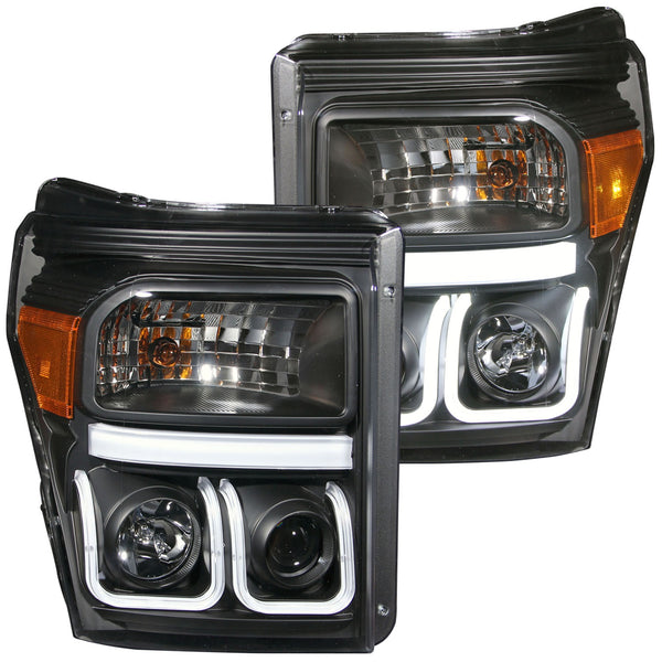 ANZO USA Projector Headlight Set for 2012-2012 Ford F-450 Super Duty XLT - 111292 - (2012)