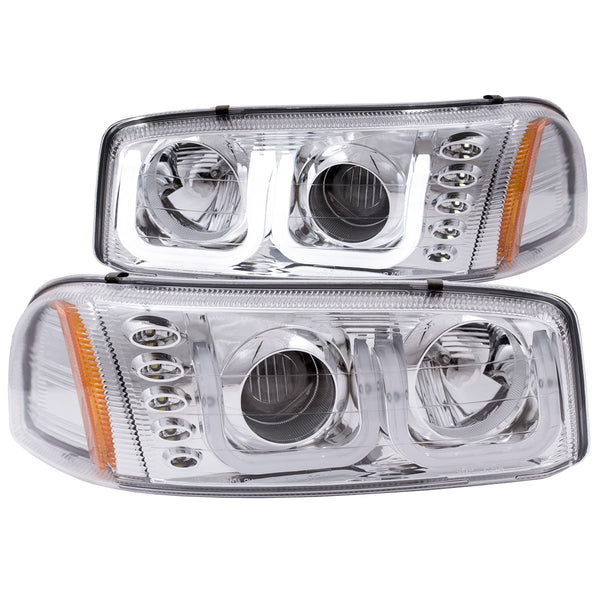 ANZO USA Projector Headlight Set for 2007-2007 GMC Sierra 3500 Classic - 111304 - (2007)