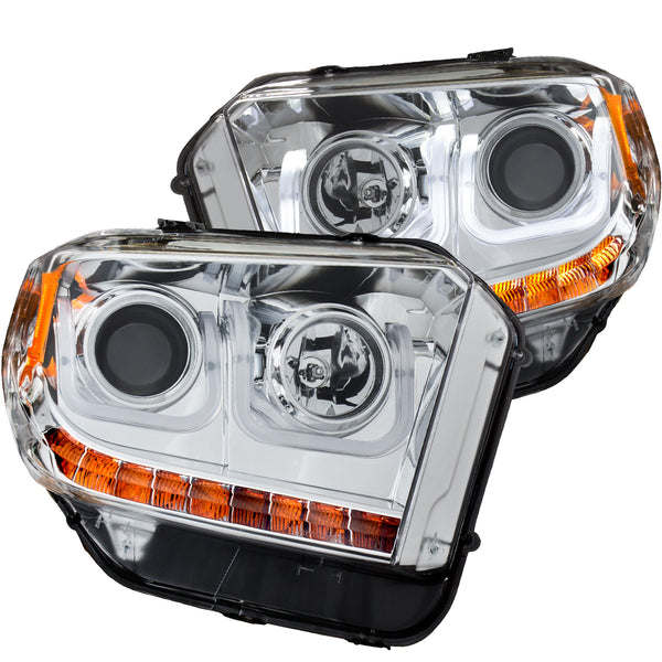 ANZO USA Projector Headlight Set for 2014-2015 Toyota Tundra - 111319 - (2015 2014)