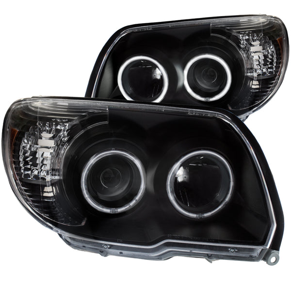 ANZO USA Projector Headlight Set for 2006-2009 Toyota 4Runner - 111320 - (2009 2008 2007 2006)