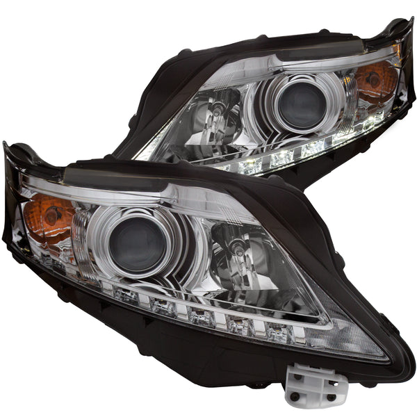 ANZO USA Projector Headlight Set for 2010-2012 Lexus RX350 - 111323 - (2012 2011 2010)