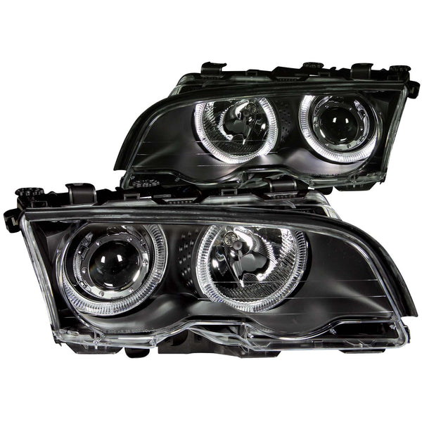 ANZO USA Projector Headlight Set w/Halo for 2000-2000 BMW 328Ci - 121013 - (2000)