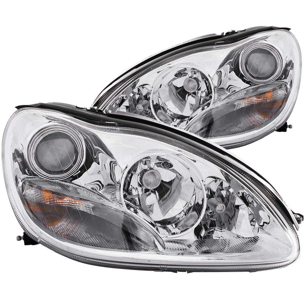 ANZO USA Projector Headlight Set for 2001-2005 Mercedes-Benz S600 - 121092 - (2005 2004 2003 2002 2001)