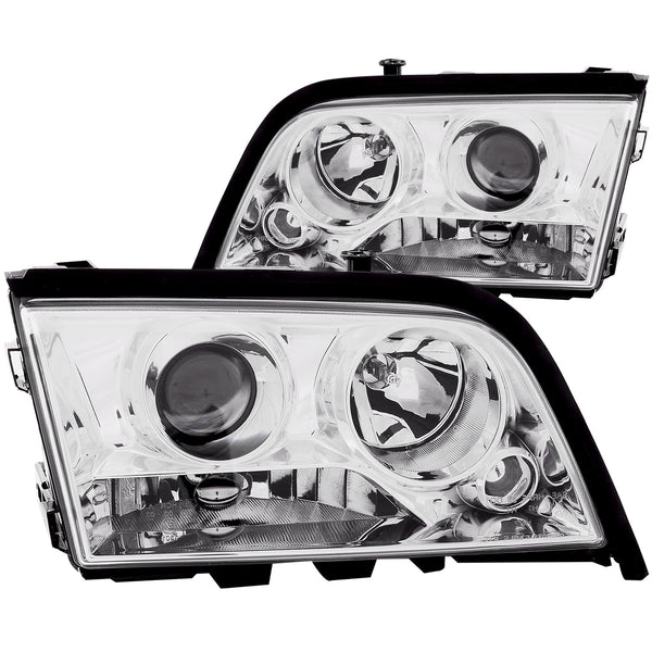 ANZO USA Projector Headlight Set for 1997-2000 Mercedes-Benz C230 - 121158 - (2000 1999 1998 1997)