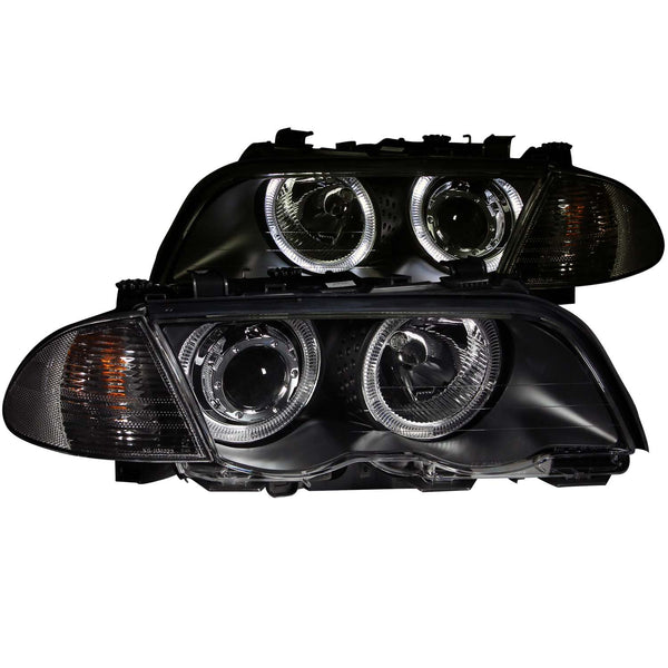 ANZO USA Projector Headlight Set w/Halo for 1999-1999 BMW 328i Sedan - 121261 - (1999)