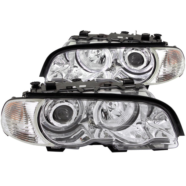 ANZO USA Projector Headlight Set w/Halo for 2008-2008 BMW M3 Convertible - 121268 - (2008)