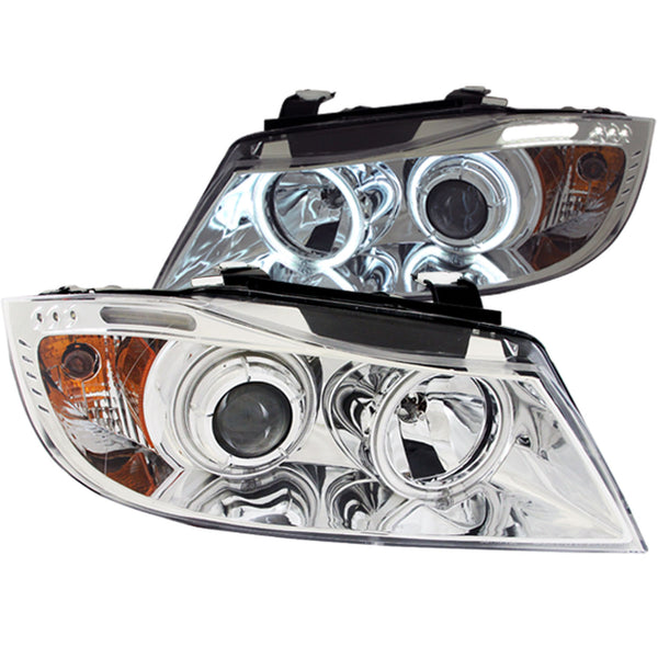 ANZO USA Projector Headlight Set w/Halo for 2006-2006 BMW 330i - 121336 - (2006)