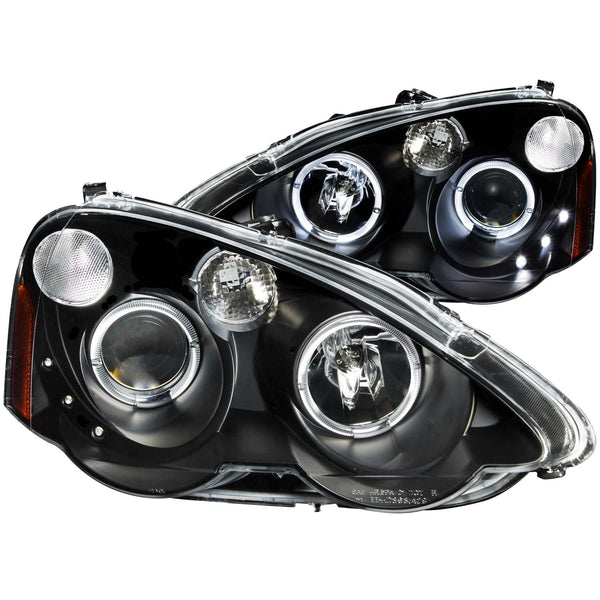 ANZO USA Projector Headlight Set w/Halo for 2002-2004 Acura RSX - 121359 - (2004 2003 2002)