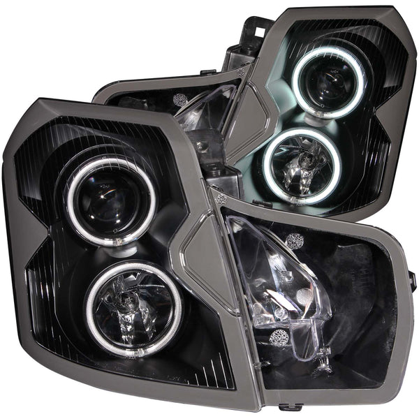 ANZO USA Projector Headlight Set w/Halo for 2003-2007 Cadillac CTS - 121417 - (2007 2006 2005 2004 2003)