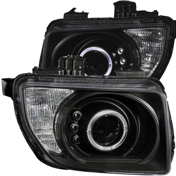 ANZO USA Projector Headlight Set w/Halo for 2003-2006 Honda Element - 121432 - (2006 2005 2004 2003)