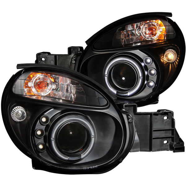 ANZO USA Projector Headlight Set w/Halo for 2002-2003 Subaru Impreza - 121436 - (2003 2002)