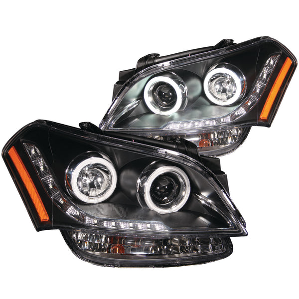 ANZO USA Projector Headlight Set w/Halo for 2010-2011 Kia Soul - 121469 - (2011 2010)