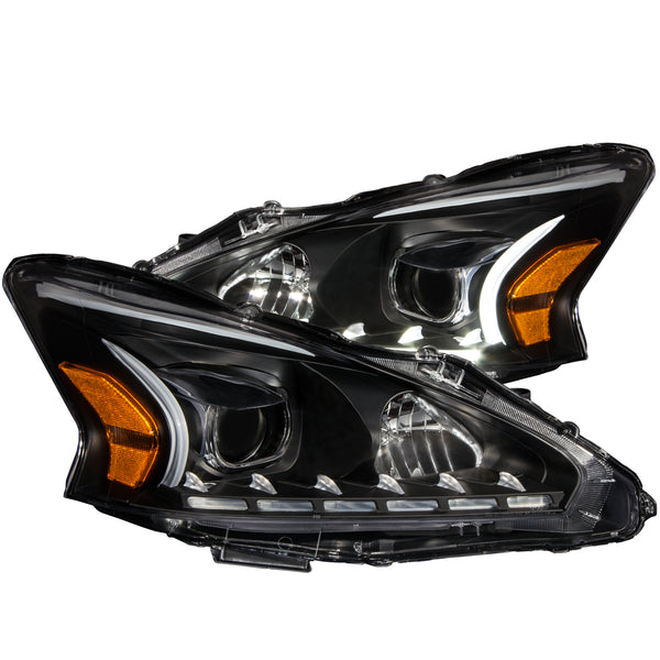 ANZO USA Projector Headlight Set for 2013-2014 Nissan Altima - 121500 - (2014 2013)