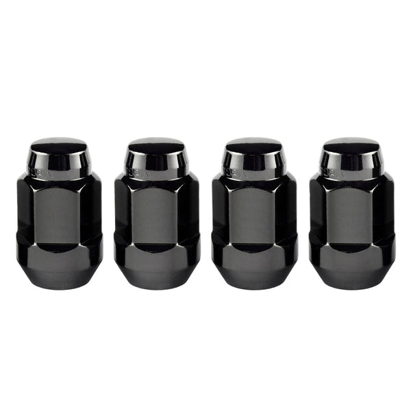 McGard M12 x 1.5 Black Bulge Cone Seat Style Lug Nuts- 3/4 Hex 2010-2014 Acura TSX V6 - [2014 2013 2012 2011 2010] - 64015