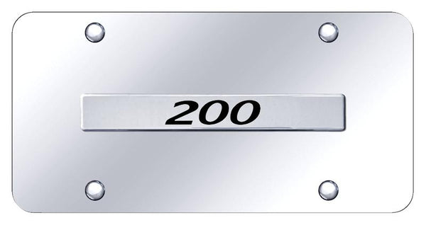 Chrysler Chrysler 200 Chrome on Chrome 3D Bar License Plate - 200.N.CC